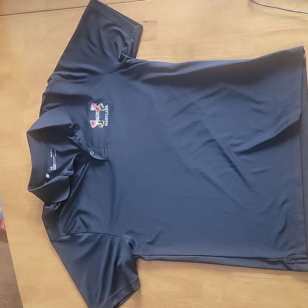 Men's Maryland Under Armour Dress Shirt Medium Gently Used
